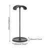 Curveds Headphone Stand NonSlip Heavy Base Gaming Headset Holder Hanger with Storage Tray for Headsets Desk Display