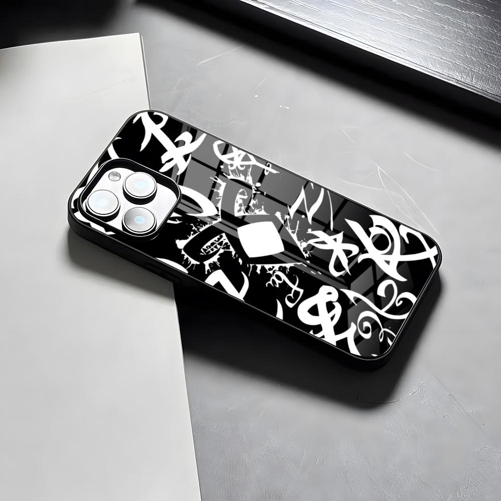 

S-Shadowhunters Rune Phone Case For IPhone 17 Pro Max 15 Pro 16 14 Plus 12 13 Mini 11 Pro Shockproof Glass Cover iPhone12 ProMax