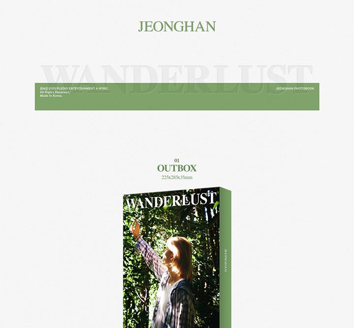 JEONGHAN of SVT (SEVENTEEN) [WANDERLUST] PHOTOBOOK