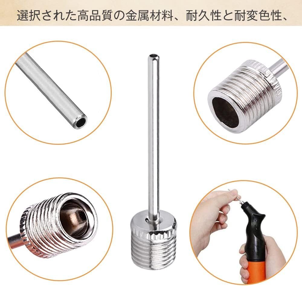 Ball Needle Air Pump Needle Replacement Needle Stainless Steel Air