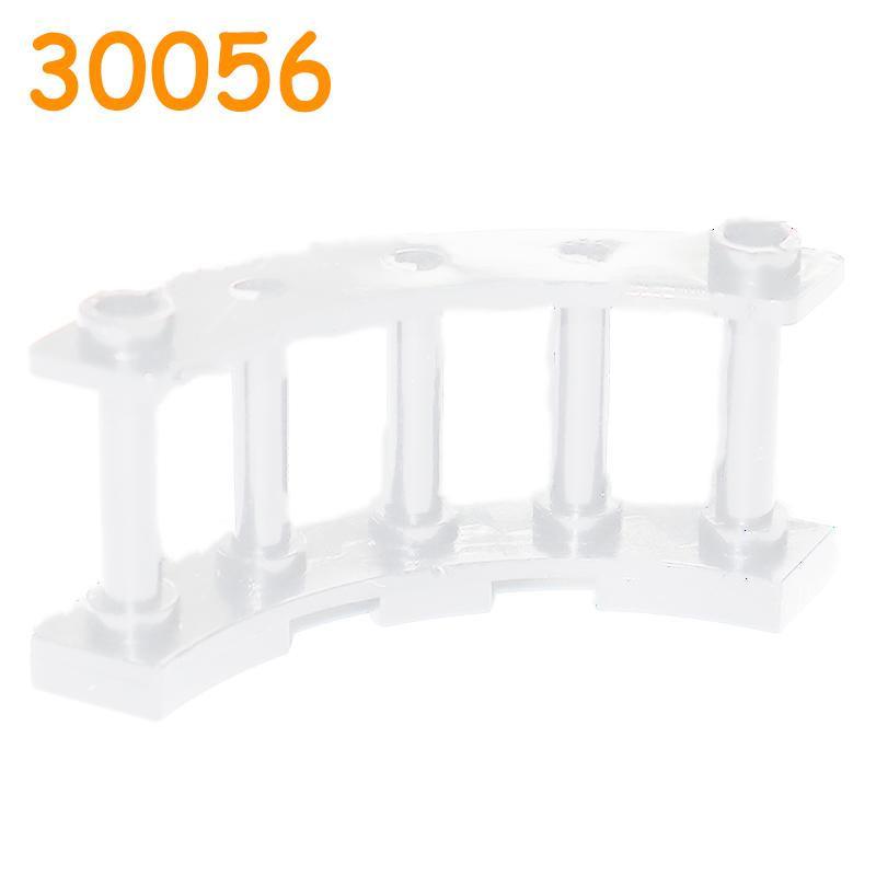 

City Accessories Building Block MOC Part Fence Railing Stair Barrier Ladder Guard Bar Castle Garden Farm Assemble Brick 30056 10pcs