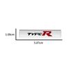 2pcs Car Styling Small Metal Type R Typer Logo Car Body Side Fender Sticker Emblem Badge For Honda Odyssey Accord Civic CRV Jazz