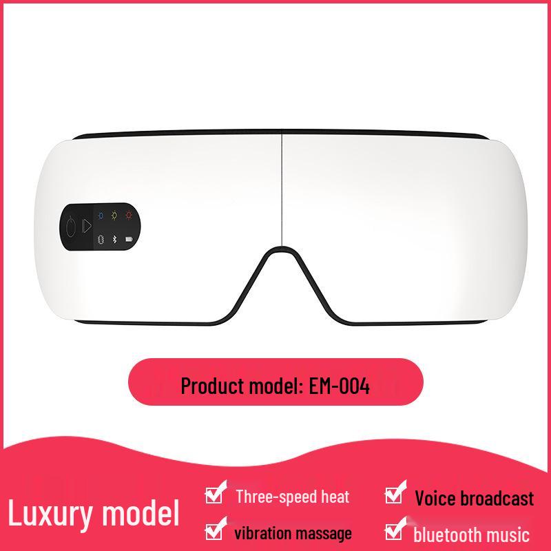 

Перезаряжаемый складной массажер для глаз с музыкой и теплом для успокаивающей терапии