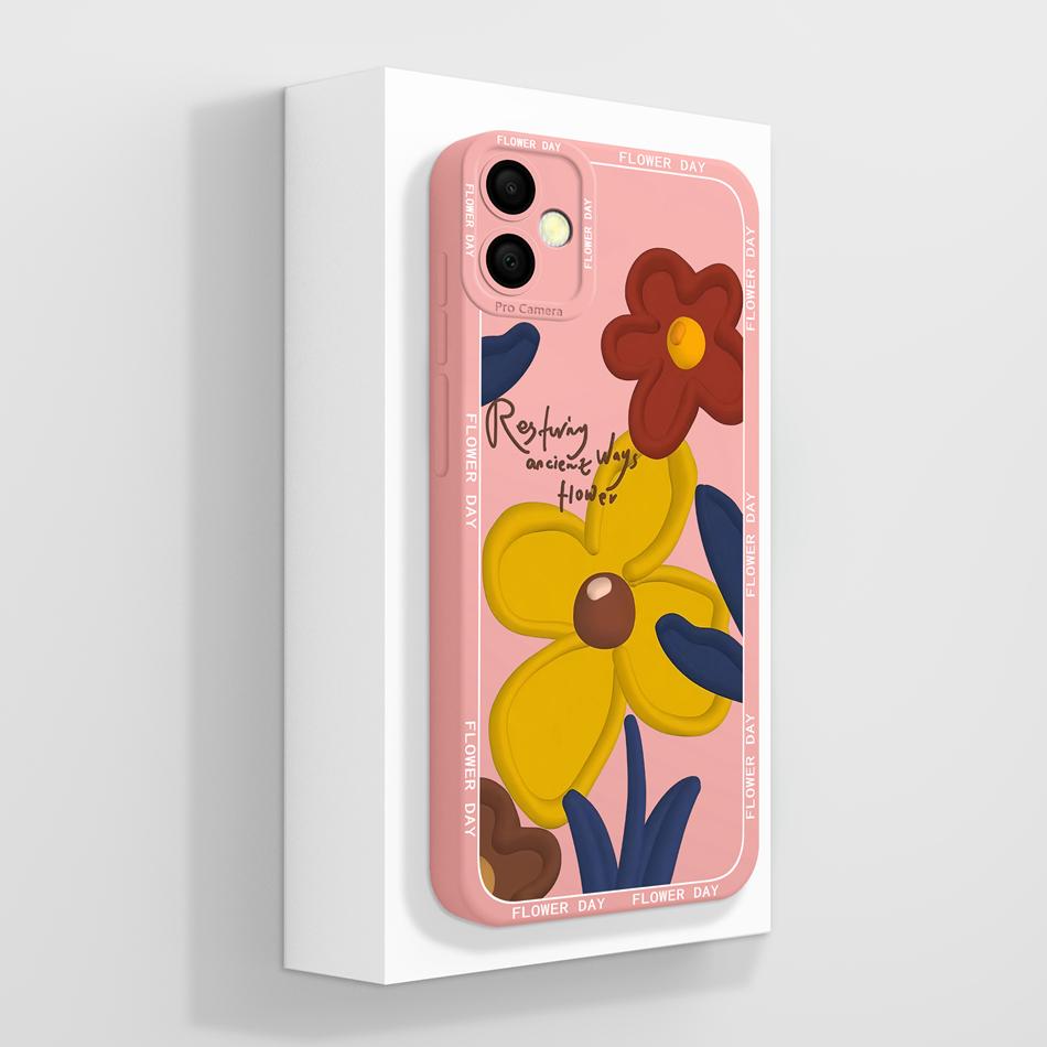 For Samsung Galaxy A05 A05S Phone Cases Fashion Full Protection Anti Choc Soft Liquid Silicone Back Cover For SamsungA05 A 05