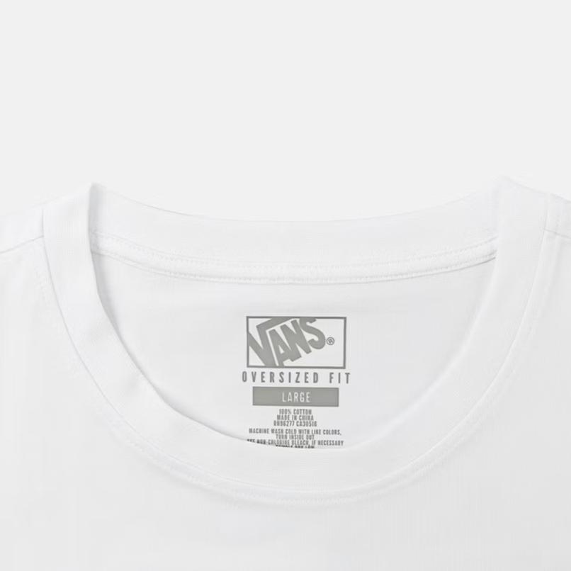 Vans Pullover Round Neck Loose Short Sleeve T-Shirt Unisex Tops VN000TMXJVY