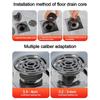 Stainless Steel Shower Floor Drain Core Anti Odor Removable Sink Strainer Insect Prevention Fast Drainage Floor Drain