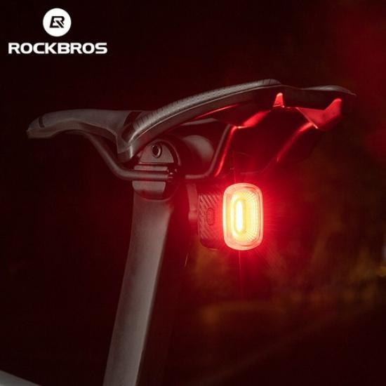 Bike Smart Auto Brake Sensing Light LED Charging Cycling Taillight Rear Light