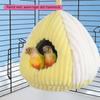 Winter Warm Parrot Nest Soft Fleece-lined Bird Hanging Hammock Washable Comfortable Bird House for Parrots Finches Parakeet