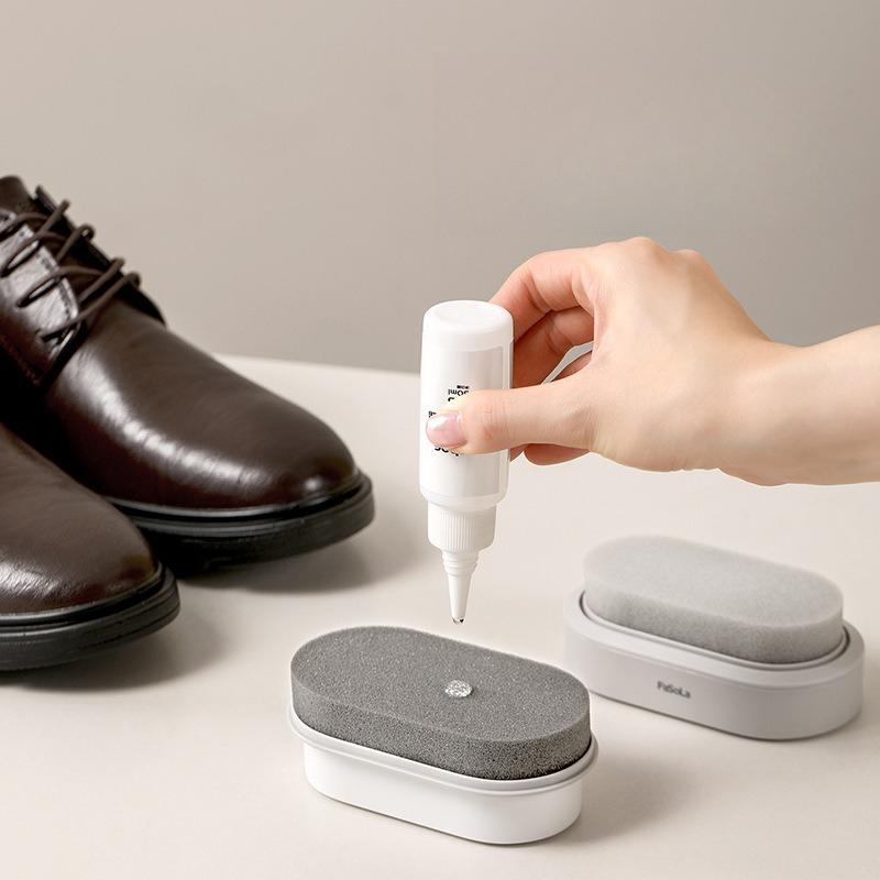 Shoe Polish Sponge Wipe, A Quick-shining Shoe Polish Tool. Double-sided Sponge Universal Shoe Polish Wipe