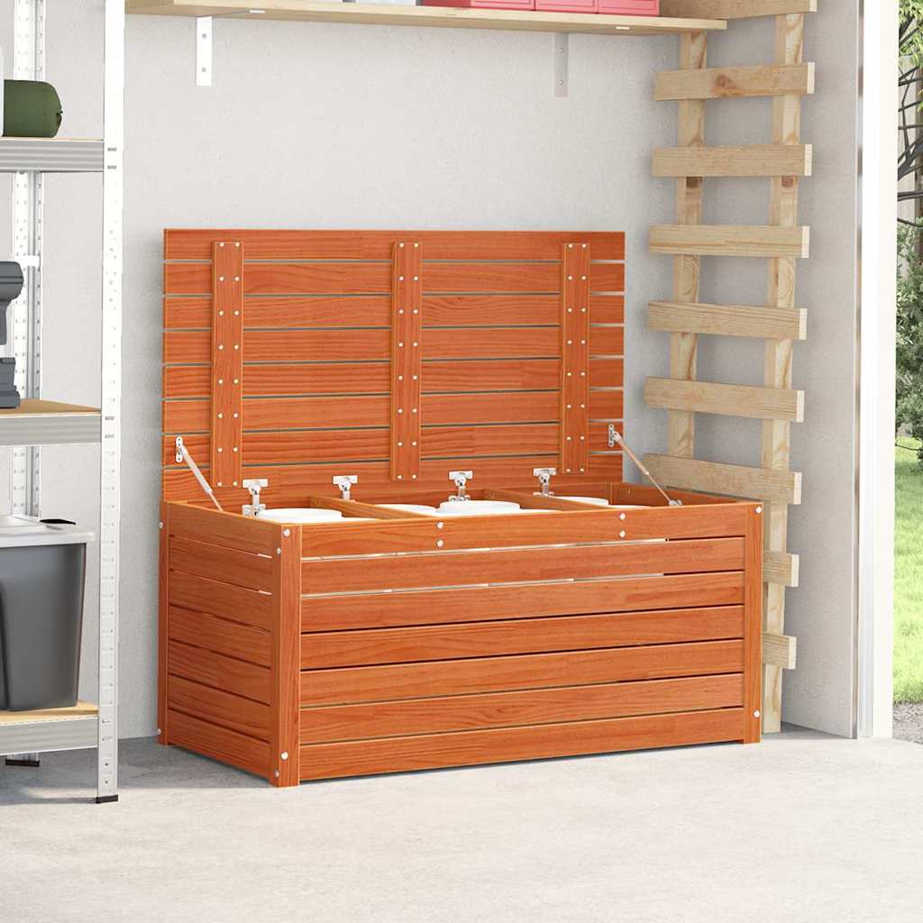 Storage Box Wax Brown 101 X 50.5 X 46.5 Cm Particleboard