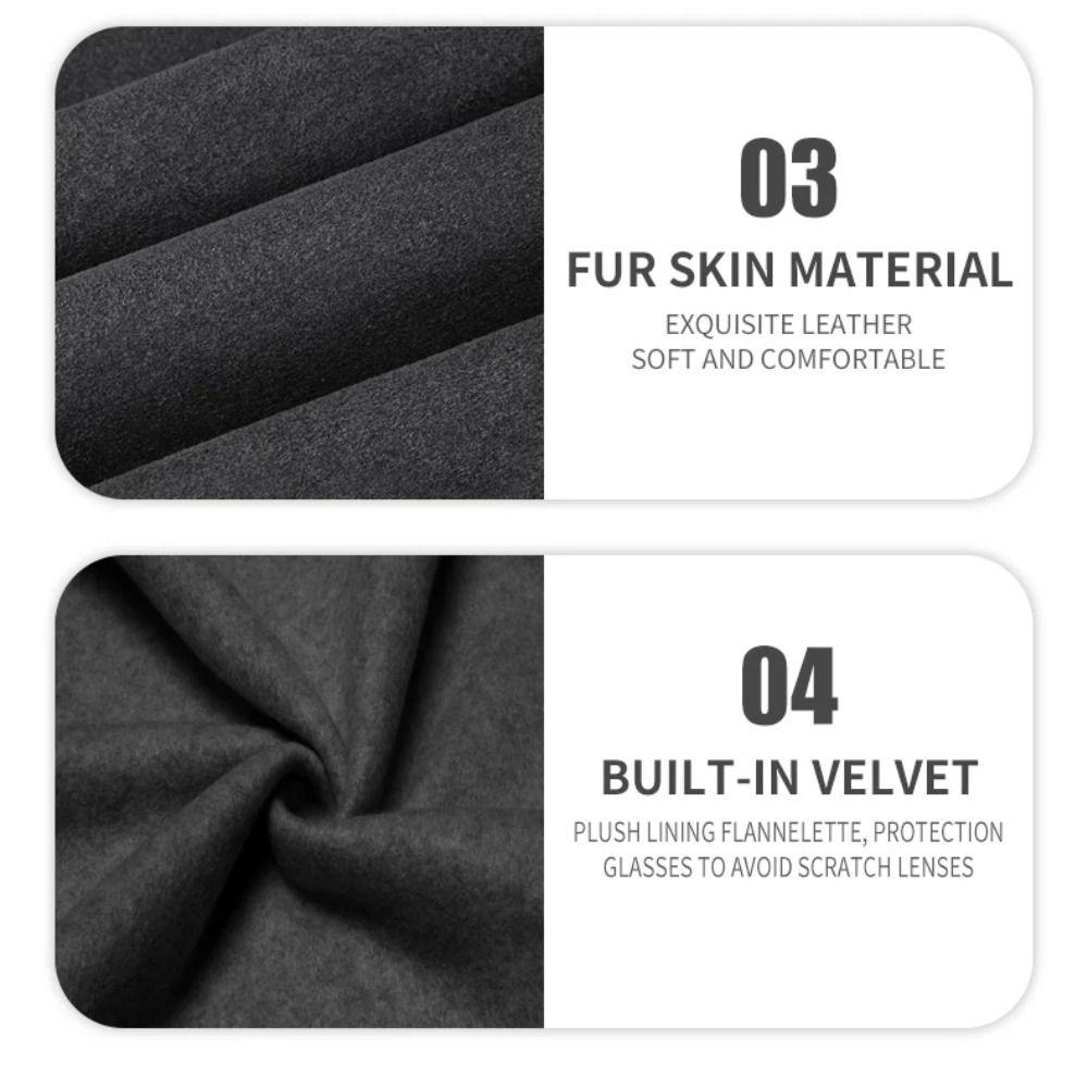 Large Capacity Car Sunshade Glasses Frame Adhesive Type Sunglasses Storage Box  Mobile Phone