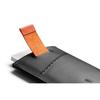[Bellroy] Card Sleeve Premium Leather Card Case Minimal Wallet Holds 2-8 Cards & Folded Bills - BlackAsh 105mm x 70mm x 7mm