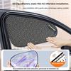 Parasol para Coche a Prueba de Calor Cubierta de Ventanilla para el Lado del Conductor Parasol Electrostático Protección UV Escudo de Privacidad Protector de Calor Portátil para el Interior del Coche