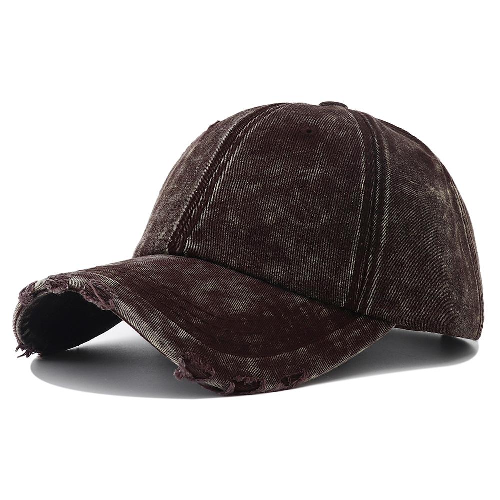 Snapback Adjustable Jean Distresseded Vintage Distressed Color Plain Solid Black Women Cap Baseball Denim Washed New Brand Latest Fresh Hats For Men
