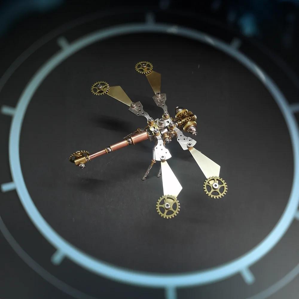 3D hmyz mosazná vážka puzzle Steampunk mravenec kovový model puzzle DIY řemeslná sada Skvělé dárky pro dospělé Personalizovaná ozdoba