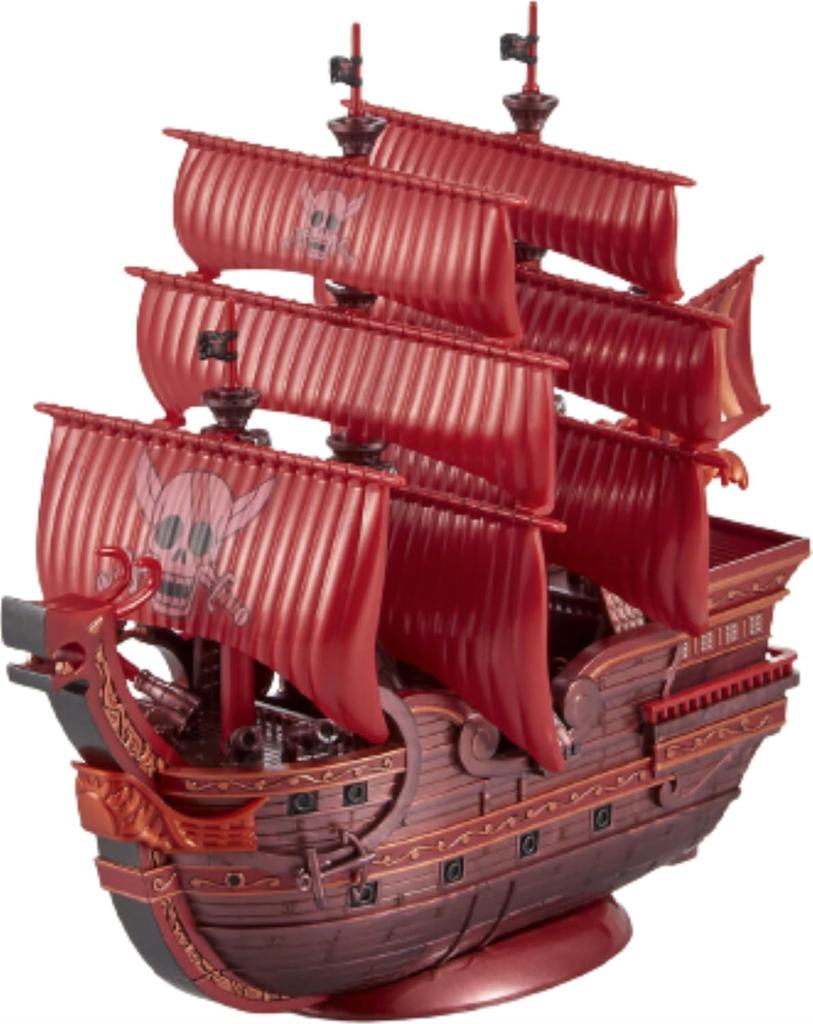 One Piece Grand Ship Collection Red Force Release Commemoration Цветная пластиковая модель "FILM RED" Ver.. Цветовая кодировка