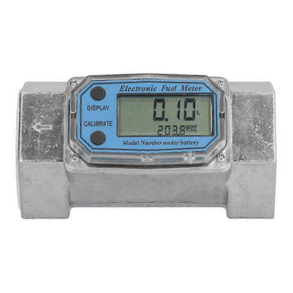 2in Turbine Flow Meter Electronic Digital Fuel Liquid Water Gas Oil Flowmeter for Industrial Automation