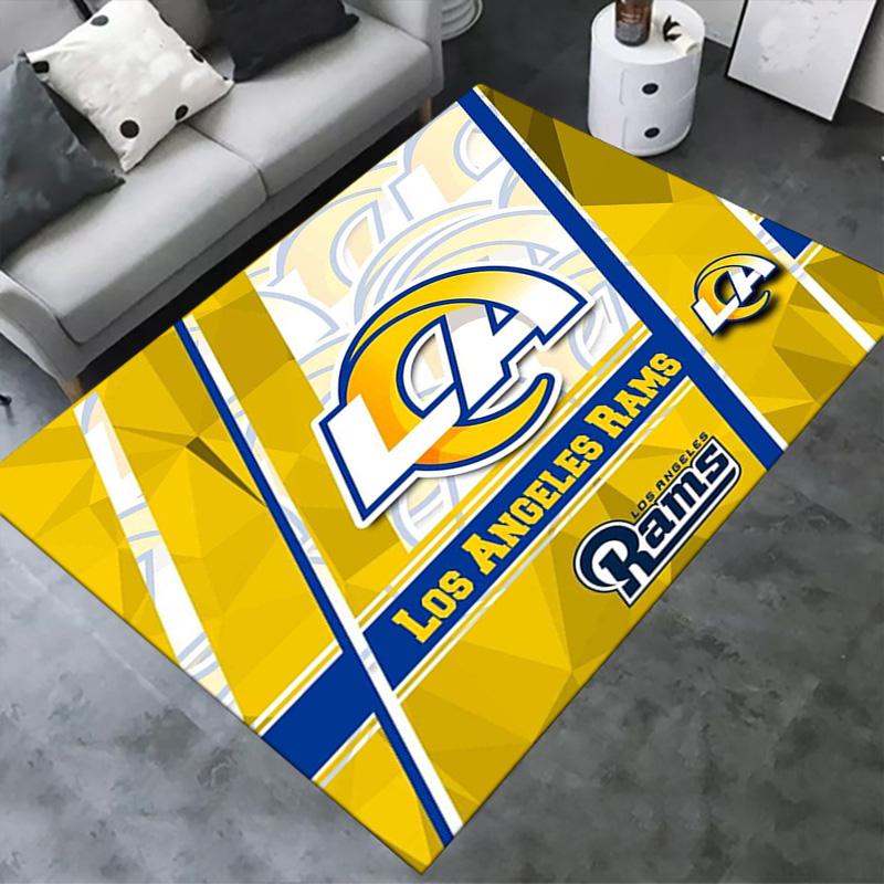 Los Angeles Rams Carpet Rug for Living Room Bedroom Home Sofa Decoration,Kids Play Non-slip Floor Mat