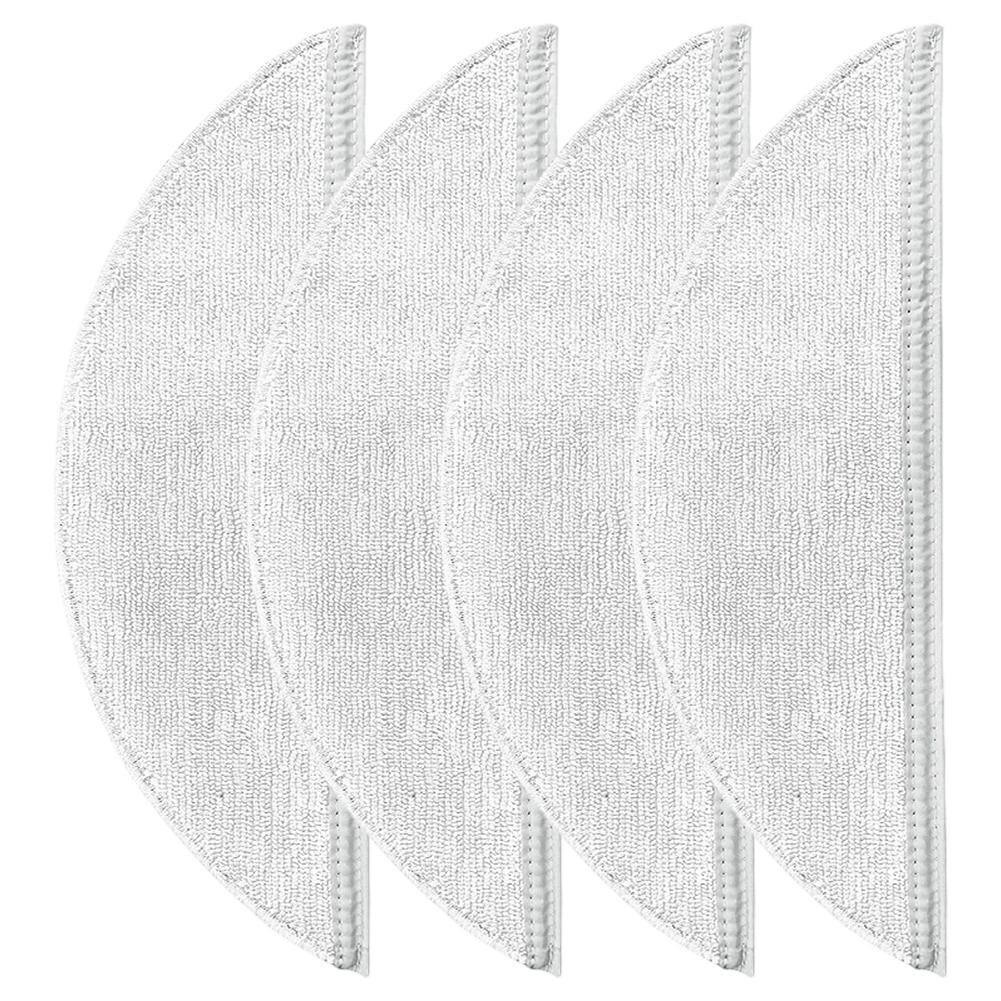 High Performance Mop Cloths for Lydsto R5/R5D Robot Vacuums Available In Convenient Packs of Either 4 or 10 Pieces
