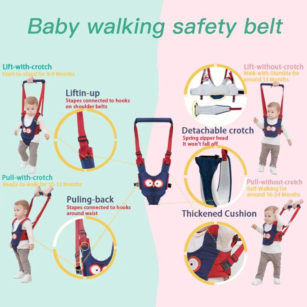 Handheld Learning Walk Support Assist Trainer Safety Toddler Assistant Belt  Kids