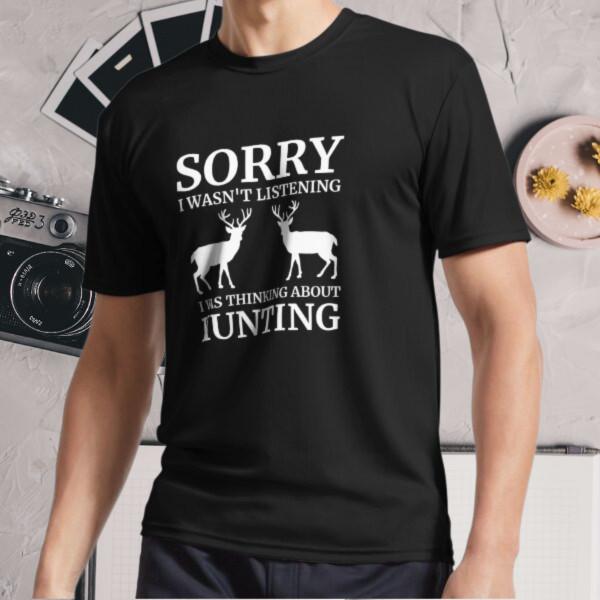 New Shirt Sorry I Wasn t Listening I Was Active Logo T-Shirt Funny Size S - 5XL S