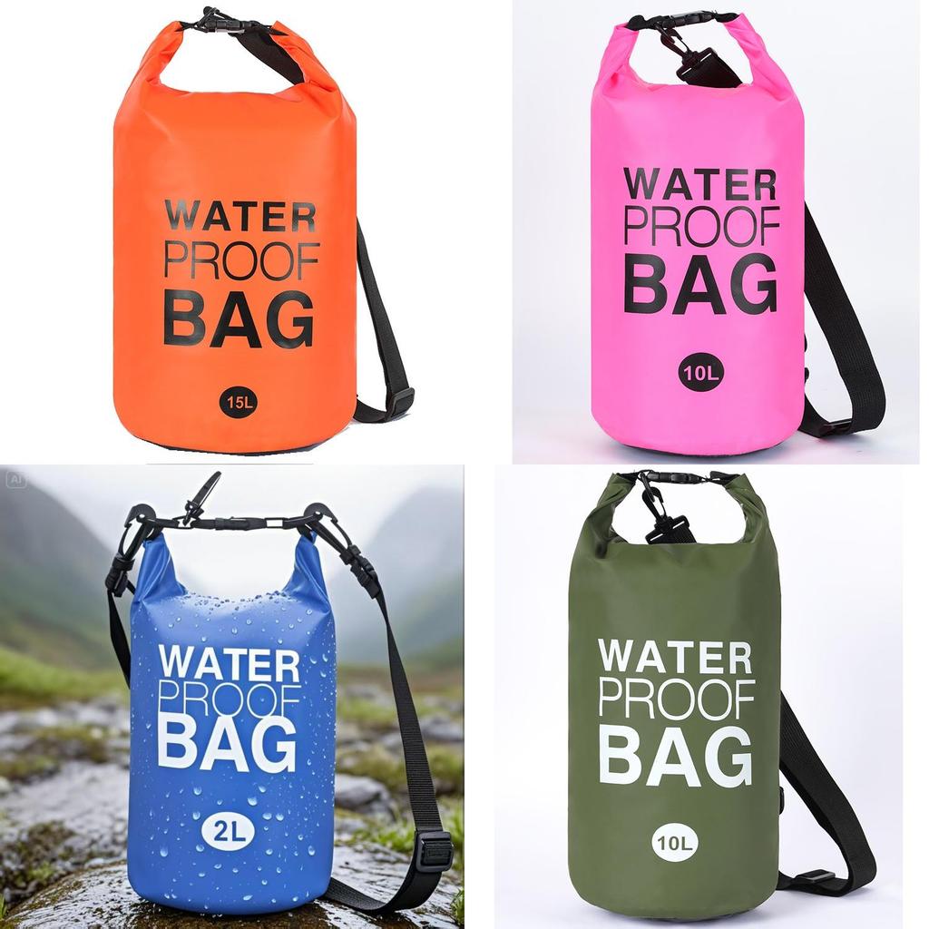 Outdoor Waterproof Bag With Pvc Material For Camping Hiking Rafting And Travel