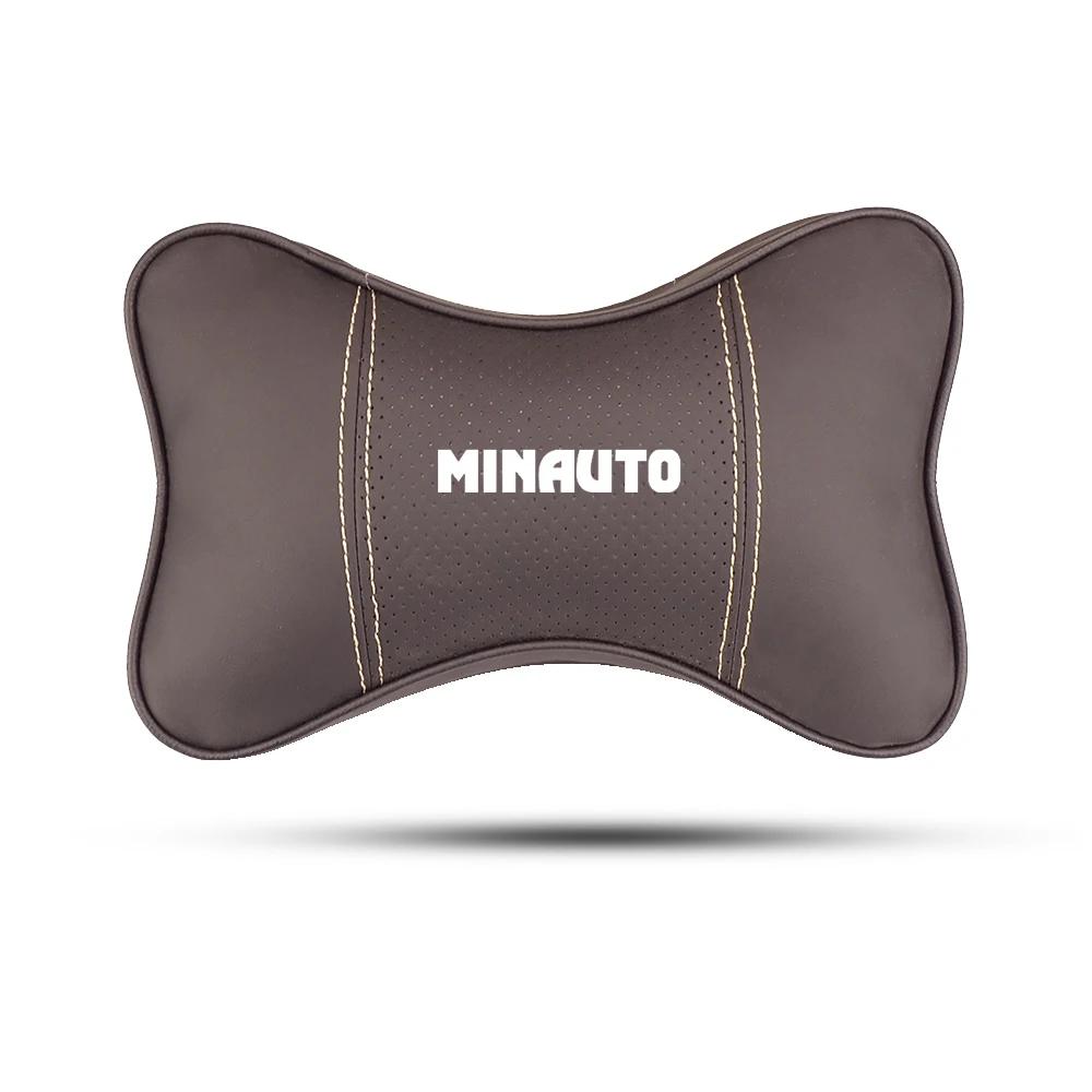Car Seat Genuine Leather Headrest Neck Waist Pillow For Aixam MINAUTO CROSSLINE EAIXAM CROSSOVER MEGA CITY COUPE Car Accessories