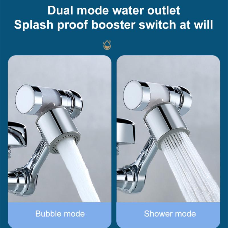 Universal Mechanical Arm Water Nozzle Kitchen Faucet Splash Filter Faucet Washing Pump Nozzle Extender Adapter For Kitchen Bath