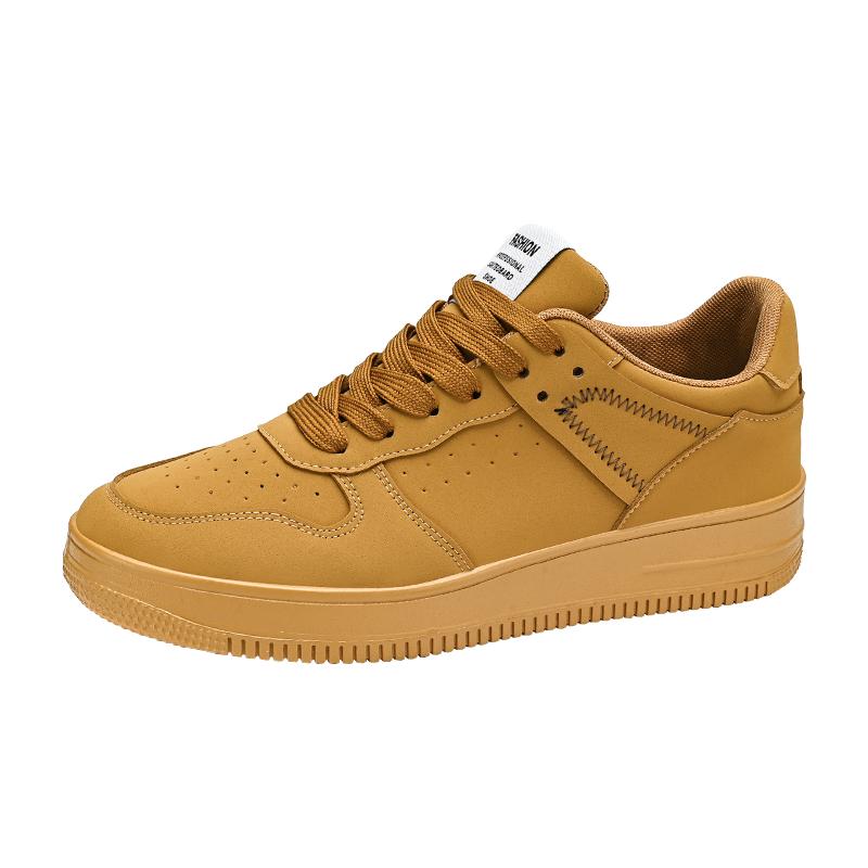 Pánské tenisky Neformální sportovní obuv pro muže Lehká PU kůže prodyšná obuv Pánské ploché bílé tenisky Zapatillas Hombre