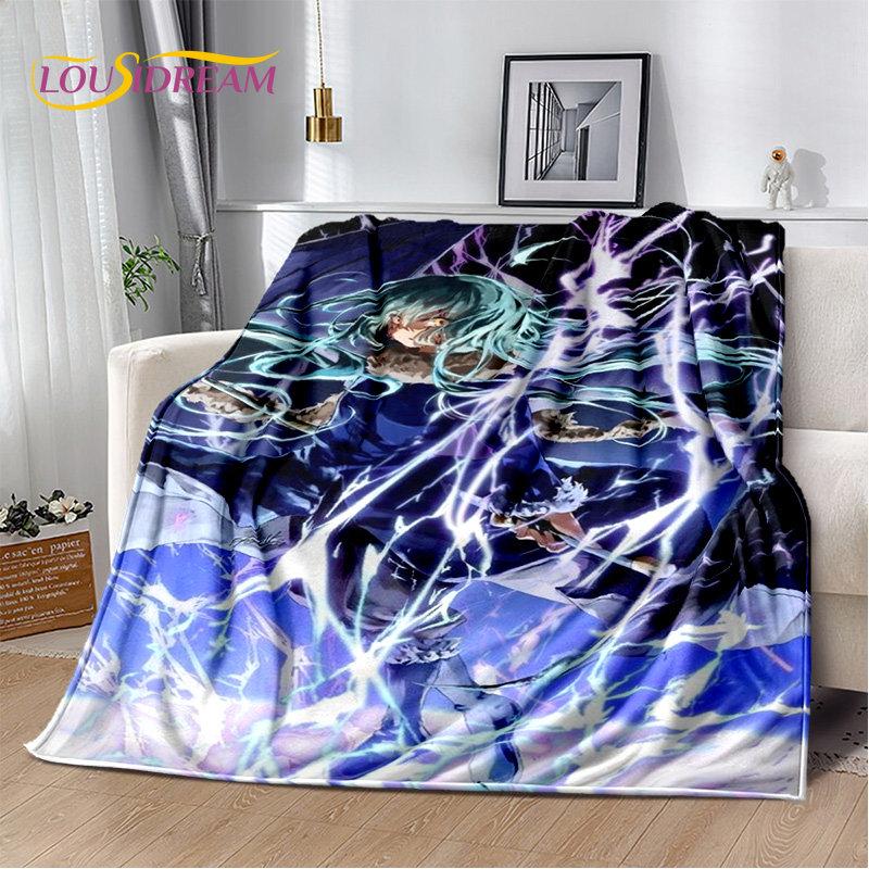 I Got Reincarnated As A Slime Anime Soft Plush Blanket,Flannel Blanket Throw Blanket for Living Room Bedroom Bed Sofa Picnic Kid