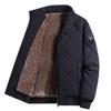 Men's Winter Lightweight Bomber Quilted Jackets Casual Windbreakers Thicken Full Zip Up Windproof Work Coats for Men Warm Fleece Lined Parka Jacket