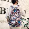 Men's Large Capacity Graffiti Backpack Women's Print Backpack Student School Bag