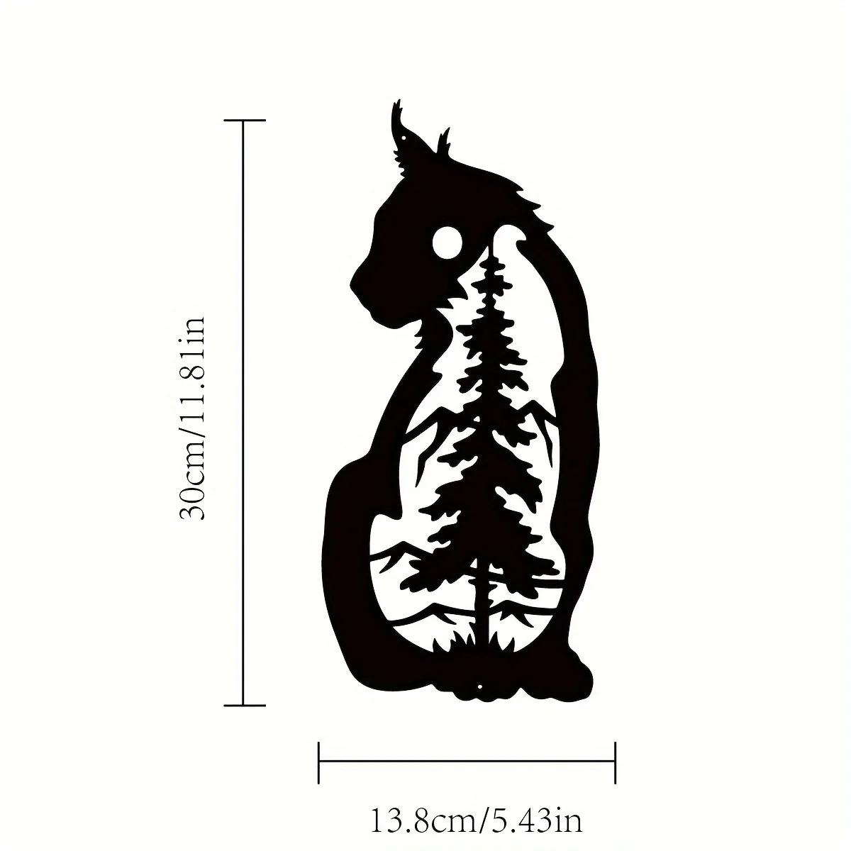 

Металлическая табличка с монограммой в виде волка, уникальный настенный декор для внутреннего и наружного использования, стильный подвесной светильник в виде волка, идеальный подарок для охоты и дикой природы светло-зеленый