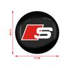 4pcs 56/60mm Car Wheel Center Cover Stickers Hub Caps Sticker for 4HGVI Sline A1 A3 A4 B5 B6 A5 A6 C5 B7 B8 C6 8P Car Accessories