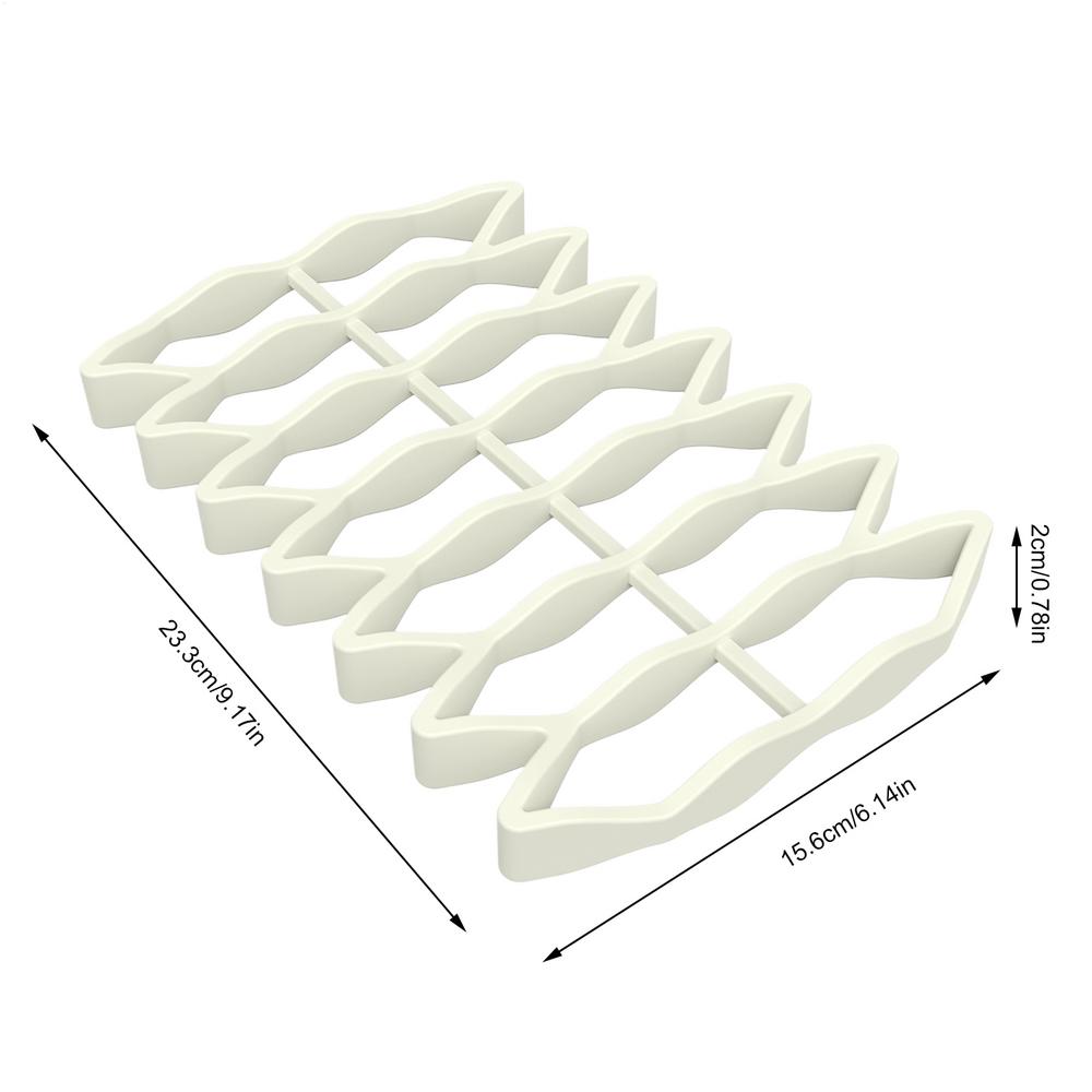 

Oven Roasting Rack Kitchen Silicone Roasting Rack For Cooking Drains Oil Household Cooking Tool For Baking Grilling Air Fryer бежевий