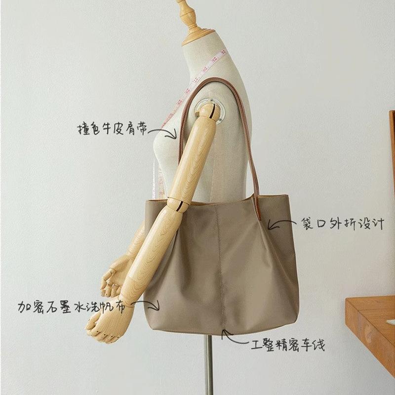 Bag Women'S Bag Tote Bag Carry Canvas Shoulder Large Bag Large Capacity Commuter Bag