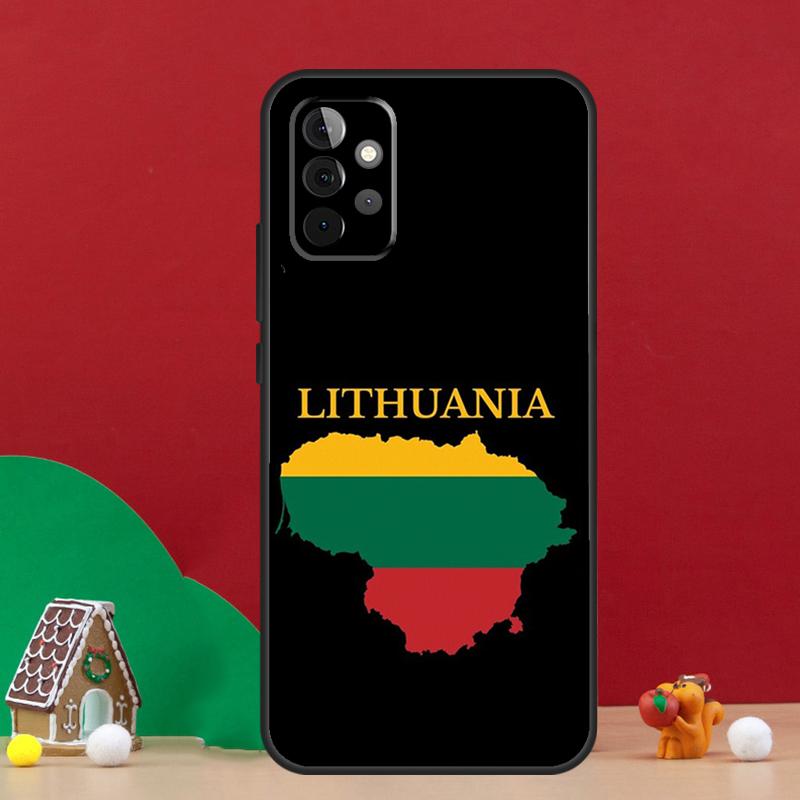 Fashion Lithuania Flag Case For Samsung Galaxy A55 A52 A32 A12 A33 A06 A16 A26 A36 A56 A15 A53 A13 A34 A54 A14 A17