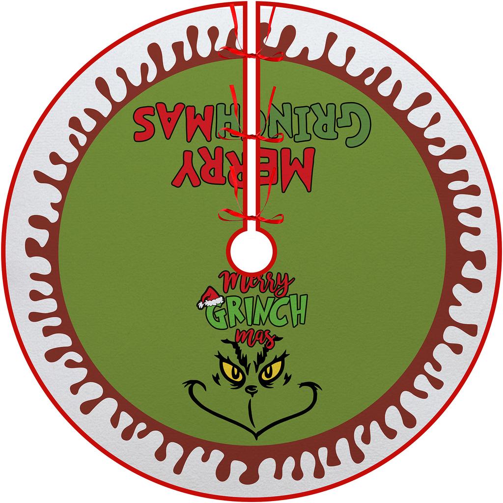 Ozdoba na choinkę dolna spódnica choinkowa obwód choinki nadruk kreskówkowy