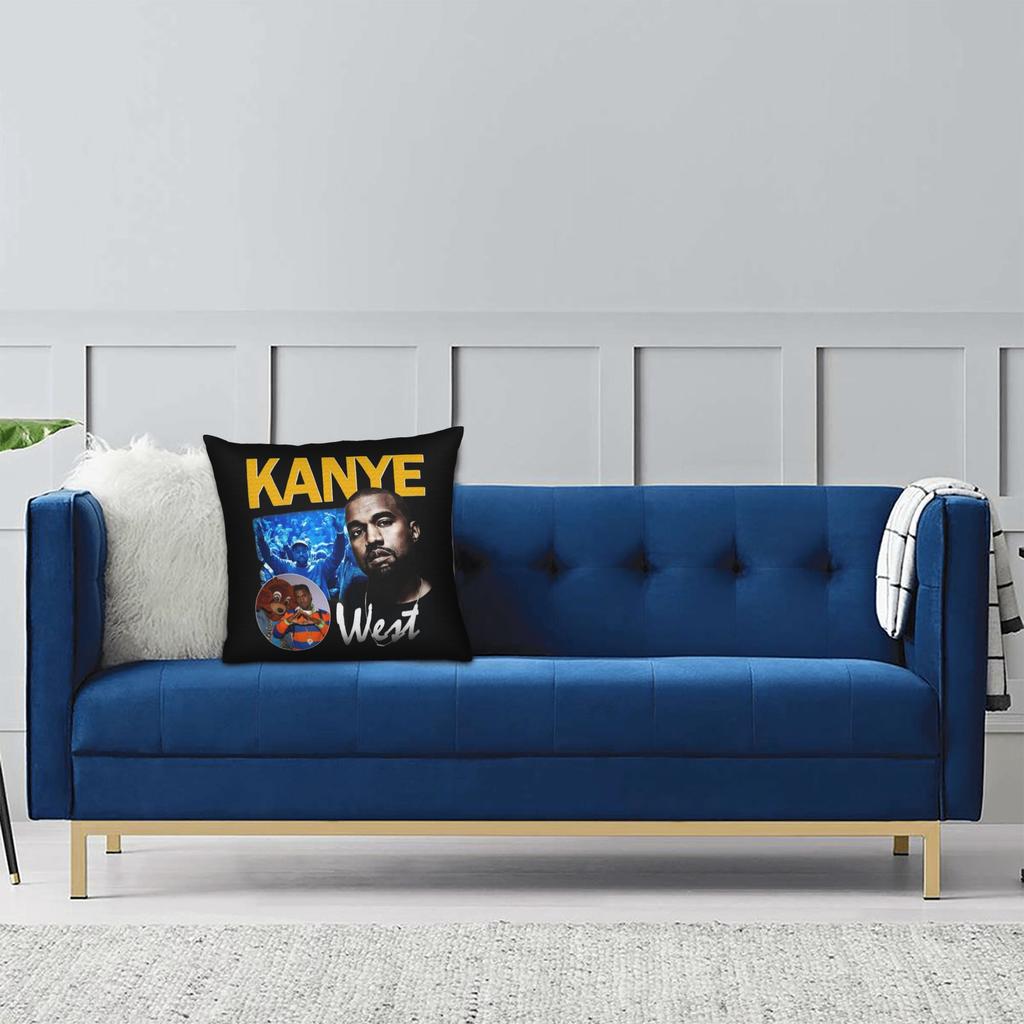 Kanye West Pillowcase Printed Polyester Cushion Cover Decorations Throw Pillow Case Cover Home 40X40Cm