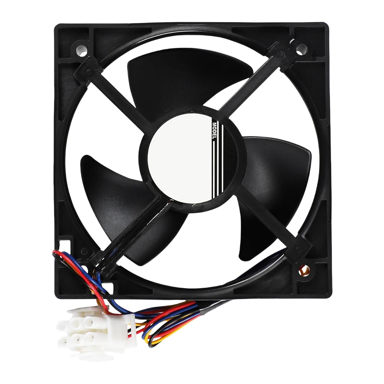 ABS Refrigerator Fan Motor Plastic Texture Fridge Repair Part 4.4x4.4Inch Suitable for Enhancing Cooling Efficiency 1