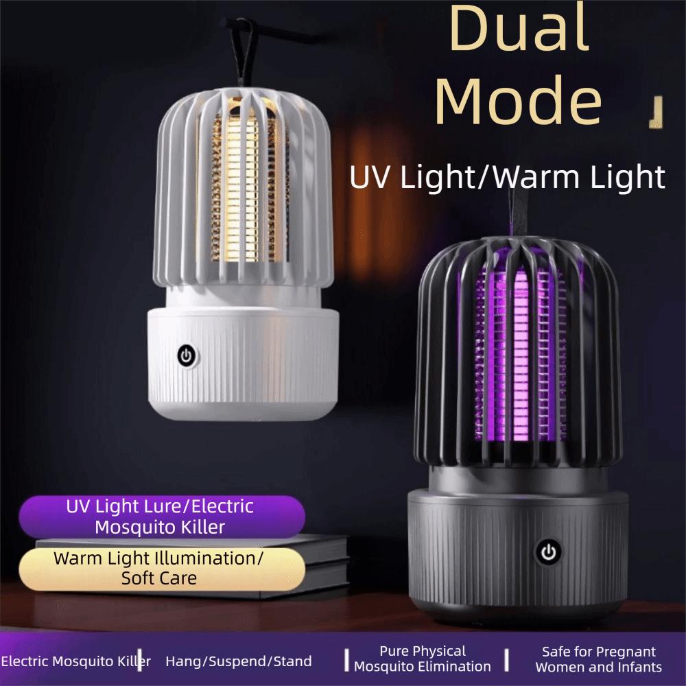 2 in 1 Bug Zapper Portable Electric Shock Mosquito Killer Electric Mosquito Lamp Outdoor