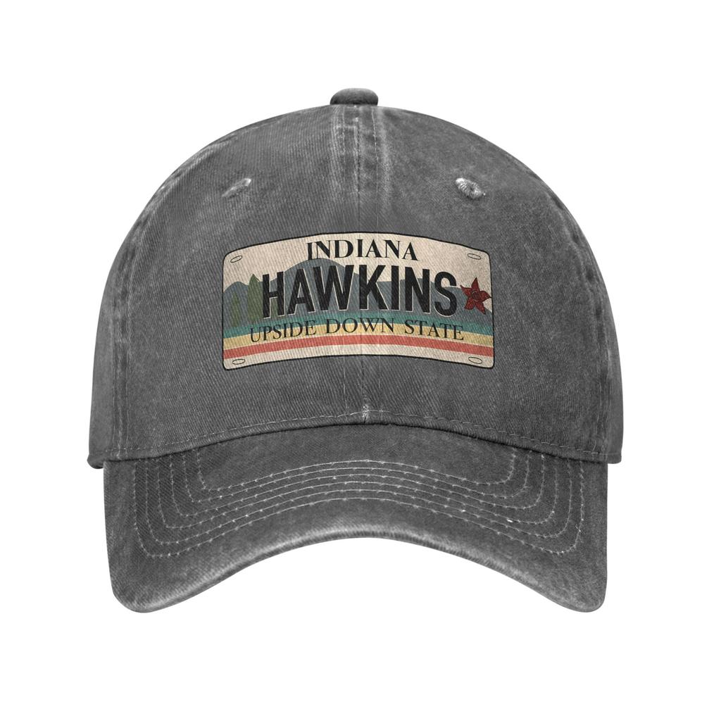 HAWKINS Casual Baseball Cap For Men Women Summer  Running Hippie Trucker Hat Y2k Retro Breathable Baseball Caps