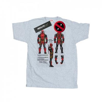 Marvel T-shirt Homme Deadpool Figurine d'Action Plans