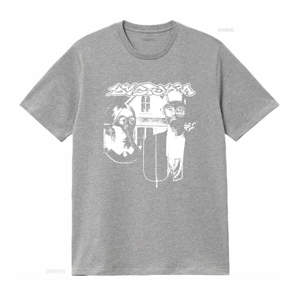 Dystopia Crust Punk Band American Gothic T Shirt Vintage Heavy Metal Hardcore Vintage Washed Slightly Unisex Fashion Casual