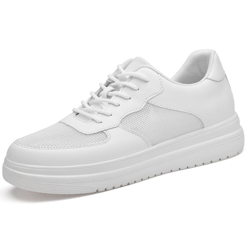 Invisible Inner Heightening Men's Shoes 8CM Thick-soled Heightening Shoes Men's 6 Casual Little White Shoes Sports Shoes Board Shoes