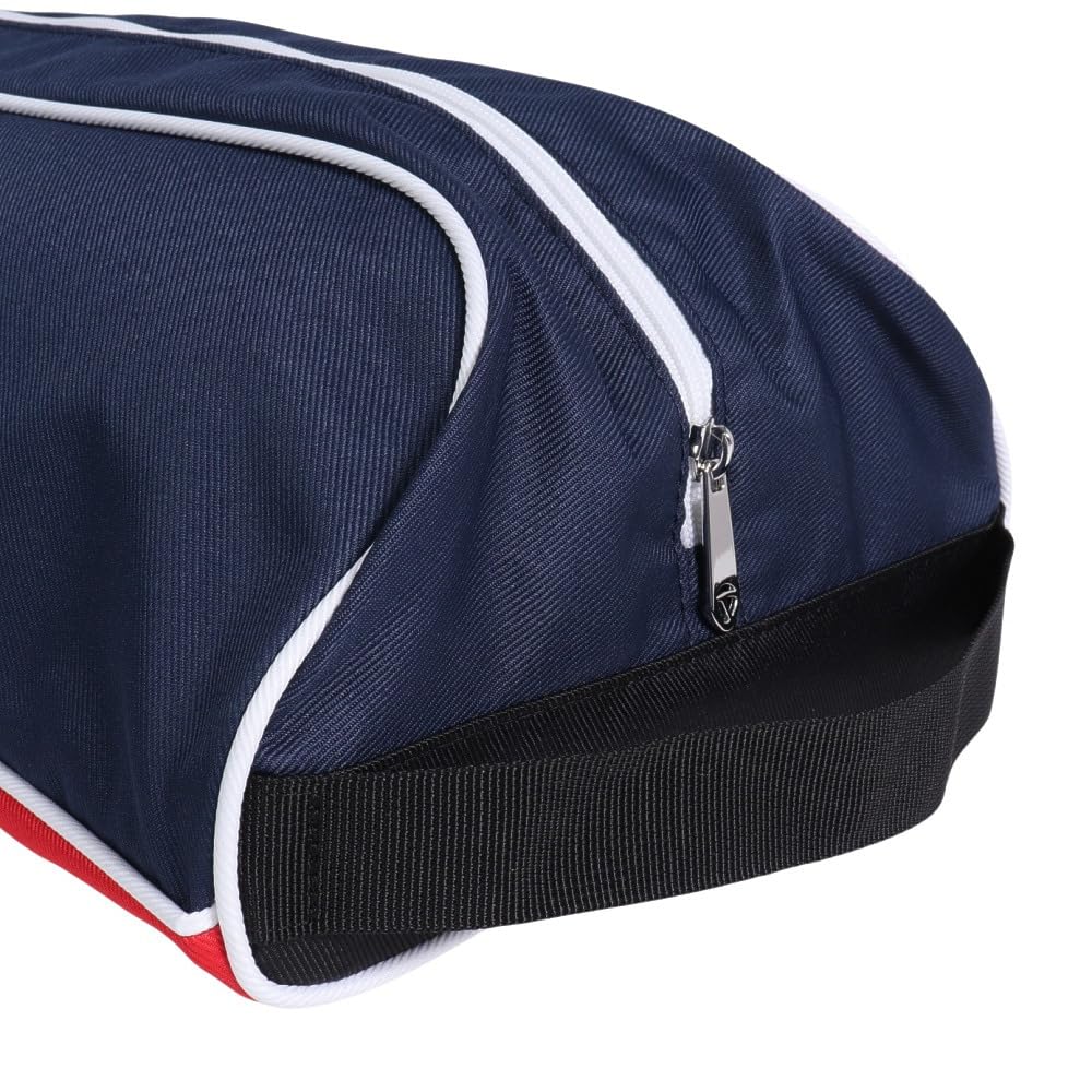 TaylorMade True Light Shoe Case, Navy/White/Red, Men's, 24SS UN069