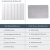 Sustainable Diatomaceous Earth Mat for Drying Dishes Tableware Draining Mat Drain Pad for Kitchen and Bathroom Counters