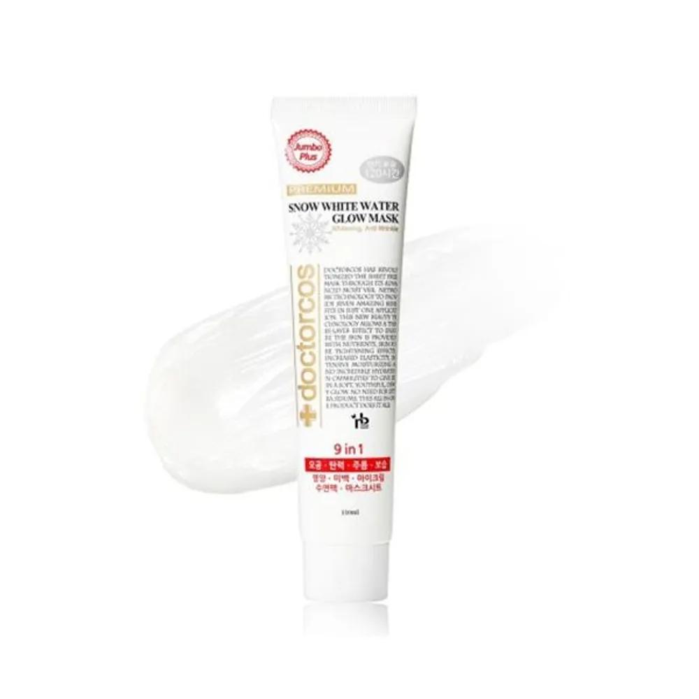 DOCTORCOS Snow White Water Glow Mask Tube Type 110ml Moisturizing Cream Sleeping Pack Cream Pack