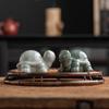 Ru Kiln Ge Kiln Turtle Xuanwu Tea Pet Ornament Tea Play Opening Film Can Raise Classical National Style Creative Cover Pen Holder High-end