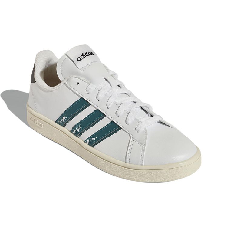 Adidas Neo Grand Court Court Beyond Durable Lightweight Low-Top Sneakers Men Sneakers White Green GW1096